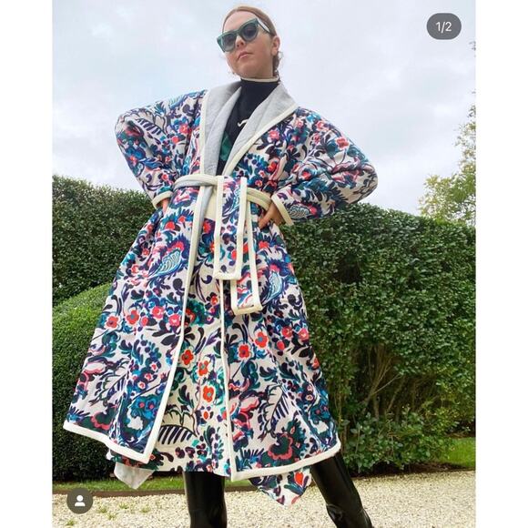 NWT Tanya Taylor Reversible Cadence Coat XS/S - Picture 2 of 7